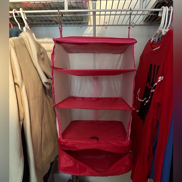 Hanging 3 shelf closet organizer - Picture 6 of 6